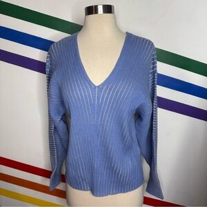 NEW DKNY Batwing striped sweater size medium